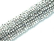 Ca 180 st Chinese Cut Beads, 1 mm, Crystal Labrador Full