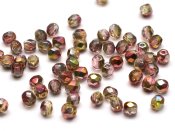 50 st Firepolished, 4 mm, Crystal Magic Apple