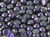 10 st 2-hls cabochoner, 6 mm, Polychrome Black Raspberry