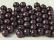 100 st runda, 3 mm, Polychrome Plum