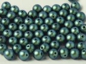 50 st runda, 4 mm, Polychrome Mint Chocolate
