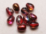 2 st droppar 11x8 mm, Crystal Magic Wine