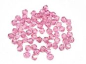 50 st Preciosa MC Bicone, 4 mm, Crystal Red Luster