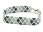 KIT (Inget m�nster) Material till Odd Peyote, Ocean