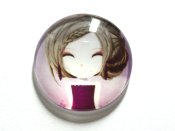 1 st Cabochon, 25 mm, Flicka 6