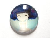 1 st Cabochon, 25 mm, Flicka 7