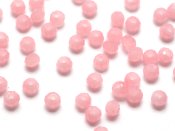 50 st facetterade rondeller, 2x3 mm, Pink