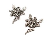 5 st �lvor, 13x22 mm, Antikt Silverf�rgade