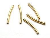 50 st b�jda r�r, 2x20 mm, Guldf�rgade