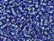 10 g 11/0 Seed Beads, Silverlined Sapphire