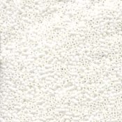 5 g 11/0 Delicas, Matte White