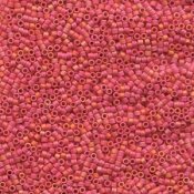 5 g 11/0 Delicas, Matte Opaque Cranberry AB
