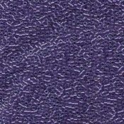 5 g 11/0 Delicas, Sparkling Violet Lined Crystal