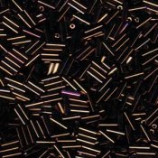 10 g Buglebeads, 6 mm, Brown Iris