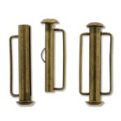 1 st Tubls med bygel, 26,5 mm (bygel ca 19 mm), Antik Mssing