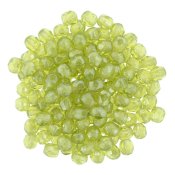 50 st Firepolished 2,5 mm, Luster - Olivine