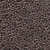 10 g 11/0 Seedbeads, Galvanized Burnt Orange