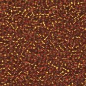 10 g 11/0 Seedbeads, Silverlined Topaz