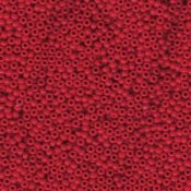 10 g 11/0 Seedbeads, Opaque Red