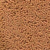 10 g 11/0 Seedbeads, Duracoat Opaque Dyed Creamy Coral