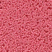 10 g 11/0 Seedbeads, Duracoat Opaque Dyed Bubble Gum