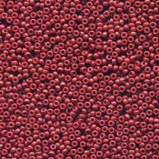 10 g 11/0 Seedbeads, Duracoat Opaque Dyed Brick