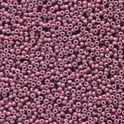 10 g 11/0 Seedbeads, Duracoat Opaque Dyed Mauve