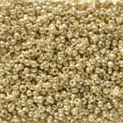 10 g 11/0 Seedbeads, Duracoat Galvanized Pale Gold
