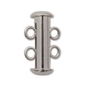 1 st tubls fr tv rader, silverplterad, 16 x 10 mm