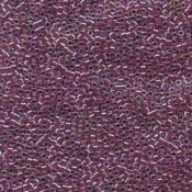 5 g 10/0 Delicas, Lined Magenta AB