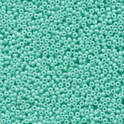 10 g 15/0 Seedbeads, Duracoat Opaque Dyed Seafoam