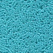 10 g 15/0 Seedbeads, Duracoat Opaque Dyed Ocean
