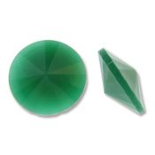 1 st Matubo Rivoli, 18 mm, Dark Alabaster Green