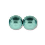 150 st 3 mm runda glasprlor i prlemor, Cerulean