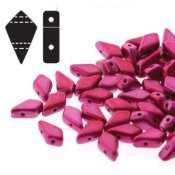 20 st Kite 9x5 mm, Pink Metallic Luster