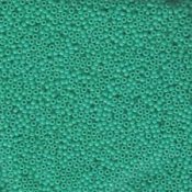 10 g 15/0 Seedbeads, Opaque Turquoise Green