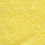 5 g 11/0 Delicas, Lined Pale Yellow AB