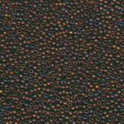 10 g 11/0 Seedbeads, Matte Metallic Copper Iris