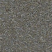 10 g 15/0 Seedbeads, Trasparant Gold Grey Luster