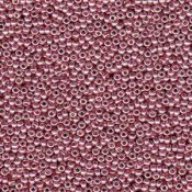 10 g 11/0 Seed Beads, Duracoat Galvanized Dark Coral