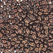 10 g Superduo, 2,5x5 mm, Jet Bronze