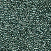 10 g 8/0 Seed beads, Duracoat Galvanized Sea Green