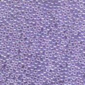 10 g 8/0 Seed beads, Lilac Ceylon