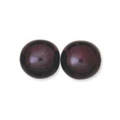 1 st vaxad rund, tjeckisk, 8 mm, Eggplant