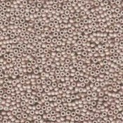 10 g 11/0 Seedbeads, Fancy Frosted Light Peach Tan