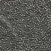 10 g 11/0 Seedbeads, Matte Metallic Silver