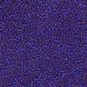 10 g 15/0 Seed Beads, Silverlined Sapphire