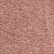 10 g 15/0 Seed Beads, Sparkling Maroon Lined Crystal