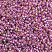10 g 11/0 Seed Beads, Duracoat Silverlined Lilac