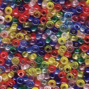 10 g 11/0 Seed Beads, Mix-Rainbow